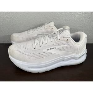Brooks Ghost Max 2 Shoes Mens Size 8 D White Running Cushion Neutral 1104311D168
